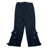 (designers) MADE IN ITALY EMPORIO ARMANI HEM BELTED STYLE BONDAGE PANTS