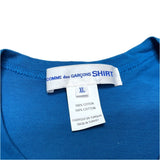 (designers) 2000'S～ MADE IN TURKEY COMME des GARCONS SHIRT DIAGONAL ZIP POCKET T-SHIRT