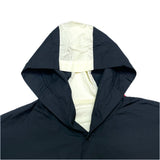 (designers) MADE IN JAPAN PHINGERIN PANELED DESIGN DOLMAN SLEEVE HOODED SHORT SLEEVE SHIRT
