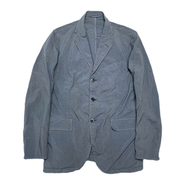 (DESIGNERS) MADE IN JAPAN TEATORA PACKABLE 3 BUTTON NYLON BLAZER JACKET