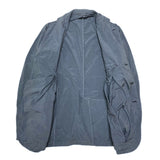 (DESIGNERS) MADE IN JAPAN TEATORA PACKABLE 3 BUTTON NYLON BLAZER JACKET