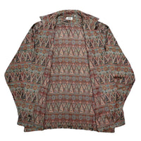 (DESIGNERS) 1990'S～ MADE IN JAPAN JUN MEN TOTAL PATTERN LOOP COLLAR BOX SHIRT