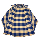 (VINTAGE) 1990'S～ MADE IN USA ST JOHN'S BAY BLOCK CHECKERED HEAVY FLANNEL SHIRT