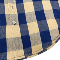 (VINTAGE) 1990'S～ MADE IN USA ST JOHN'S BAY BLOCK CHECKERED HEAVY FLANNEL SHIRT