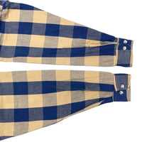 (VINTAGE) 1990'S～ MADE IN USA ST JOHN'S BAY BLOCK CHECKERED HEAVY FLANNEL SHIRT