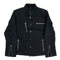 (DESIGNERS) 2000'S～ MARITHE FRANCOIS GIRBAUD SINGLE BREASTED BIKER JACKET