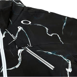 (VINTAGE) 2018 OAKLEY TOTAL PATTERN PRINT SOFTSHELL TRACK JACKET 18FW