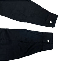 (JAPAN) 1980'S～ T-KIDS ANIMAL PATTERN FAUX FUR PANELED RAYON LACE UP SHIRT