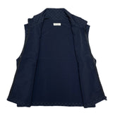 (DESIGNERS) 1990'S～ EMPORIO ARMANI TOTAL PATTERN ZIP UP NYLON VEST