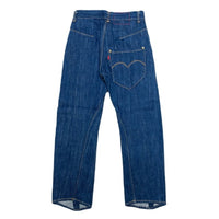 (DESIGNERS) 2007 MADE IN TUNISIA Levi's RED 3D CUT DENIM PANTS