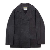 (DESIGNERS) 2003 MADE IN ITALY MAISON MARGIELA 6 KOKONOE TAG STANDARD DOUBLE BREASTED MOLESKIN JACKET
