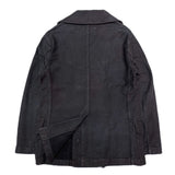 (DESIGNERS) 2003 MADE IN ITALY MAISON MARGIELA 6 KOKONOE TAG STANDARD DOUBLE BREASTED MOLESKIN JACKET