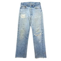 (VINTAGE) 1980'S～ Levi's 501 RED LINE DISTRESSED DENIM PANTS