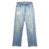 (VINTAGE) 1980'S～ Levi's 501 RED LINE DISTRESSED DENIM PANTS