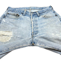 (VINTAGE) 1980'S～ Levi's 501 RED LINE DISTRESSED DENIM PANTS