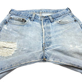 (VINTAGE) 1980'S～ Levi's 501 RED LINE DISTRESSED DENIM PANTS