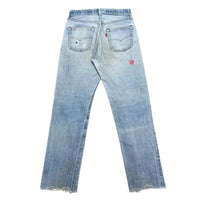 (VINTAGE) 1980'S～ Levi's 501 RED LINE DISTRESSED DENIM PANTS