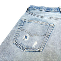 (VINTAGE) 1980'S～ Levi's 501 RED LINE DISTRESSED DENIM PANTS