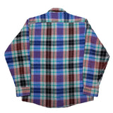 (VINTAGE) 1990'S～ FIVE BROTHER PLAID PATTERN HEAVY FLANNEL SHIRT