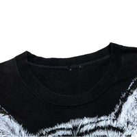 (VINTAGE) 1990'S～ MADE IN USA UNKNOWN WHITE TIGER BIG PRINT LONG SLEEVE T-SHIRT