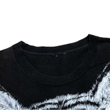 (VINTAGE) 1990'S～ MADE IN USA UNKNOWN WHITE TIGER BIG PRINT LONG SLEEVE T-SHIRT