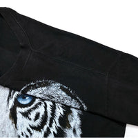 (VINTAGE) 1990'S～ MADE IN USA UNKNOWN WHITE TIGER BIG PRINT LONG SLEEVE T-SHIRT