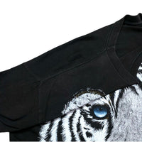 (VINTAGE) 1990'S～ MADE IN USA UNKNOWN WHITE TIGER BIG PRINT LONG SLEEVE T-SHIRT