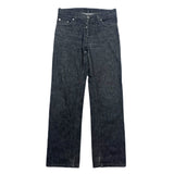 (designers) 1990'S～ MADE IN ITALY HELMUT LANG 5 POCKET YARN DYED BLACK DENIM PANTS