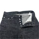 (designers) 1990'S～ MADE IN ITALY HELMUT LANG 5 POCKET YARN DYED BLACK DENIM PANTS