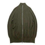 (designers) 2021 MADE IN ITALY MAISON MARGIELA MM6 DRIVER'S KNIT TYPE ZIP UP PONCHO
