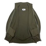 (designers) 2021 MADE IN ITALY MAISON MARGIELA MM6 DRIVER'S KNIT TYPE ZIP UP PONCHO