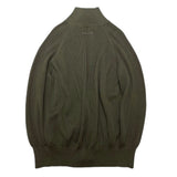 (designers) 2021 MADE IN ITALY MAISON MARGIELA MM6 DRIVER'S KNIT TYPE ZIP UP PONCHO
