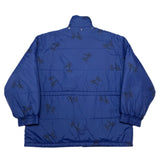 (designers) 1980'S～ HAI SPORTING GEAR LOGO TOTAL PATTERN PRINT PADDED JACKET WITH HOOD