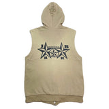 (designers) 1996/1997 MADE IN JAPAN UNDER COVER JESUS BUILT MY HOT ROD ZIP UP SLEEVELESS HOODIE SWEAT SHIRT VEST