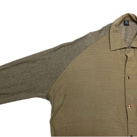 (DESIGNERS) 2000'S～ MADE IN JAPAN Y's MATERIAL PANELED DESIGN LONG LENGTH SHIRT