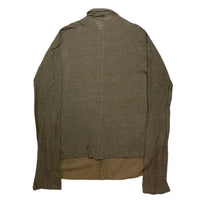 (DESIGNERS) 2000'S～ MADE IN JAPAN Y's MATERIAL PANELED DESIGN LONG LENGTH SHIRT