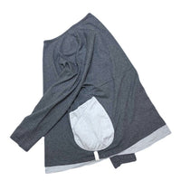 (DESIGNERS) MADE IN JAPAN Alexander Lee Chang LAYERED STYLE DESIGN SHIRT WITH WRAPPED POCKET