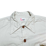(designers) MADE IN JAPAN m&m SHORT SLEEVE WORK SHIRT WITH WOOD BUTTON