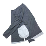 (DESIGNERS) MADE IN JAPAN Alexander Lee Chang LAYERED STYLE DESIGN SHIRT WITH WRAPPED POCKET