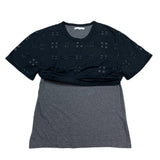 (designers) MADE IN JAPAN DISCOVERED KNIT X COTTON LAYERED DESIGN T-SHIRT