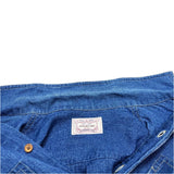 (designers) 1980'S～ MADE IN JAPAN ATLIER SAB US ARMY STYLE INDIGO DYED LINEN PULLOVER SHORT SLEEVE SHIRT