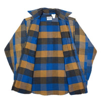 (VINTAGE) 1980'S～ MADE IN USA FIVE BROTHER BLOCK CHECKERED HEAVY FLANNEL SHIRT