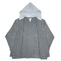 (VINTAGE) 1990'S～ MADE IN HONG KONG ARIZONA PLAID PATTERN HOODED FLANNEL SHIRT