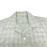 (VINTAGE) 1960'S～ Sportwear LATTICE PATTERN COTTON LOOP COLLAR BOX SHIRT