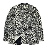 (VINTAGE) DEAD STOCK NEW 1990'S～ REMINISCENCE LEOPARD PATTERN CORDUROY SHAWL COLLAR BLAZER JACKET