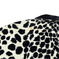(VINTAGE) DEAD STOCK NEW 1990'S～ REMINISCENCE LEOPARD PATTERN CORDUROY SHAWL COLLAR BLAZER JACKET