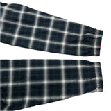 (designers) 2005 MADE IN JAPAN SASQUATCH FABRIX SHADOW PLAID X TOTAL PATTERN PRINT REVERSIBLE ZIP UP HOODIE