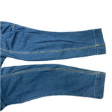 (designers) 2000 MADE IN TUNISIA Levi's RED CHANGE BUTTON STYLE STRETCH DENIM SHOP COAT