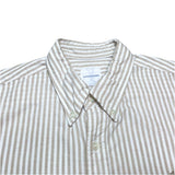 (designers) 2000'S～ GOOD ENOUGH STRIPED PATTERN 3 POINT BUTTON DOWN SHORT SLEEVE SHIRT