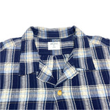 (designers) 1990'S～ MADE IN JAPAN dezert from COMME des GARCONS PLAID PATTERN SEERSUCKER LOOP COLLAR BOX SHIRT